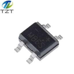 TZT 10/100pcs 600V 0.5A MB6S