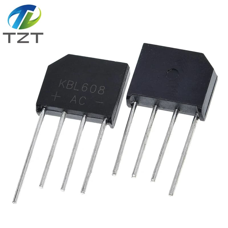 TZT 5/10PCS KBL608 KBL 608 6A 800V