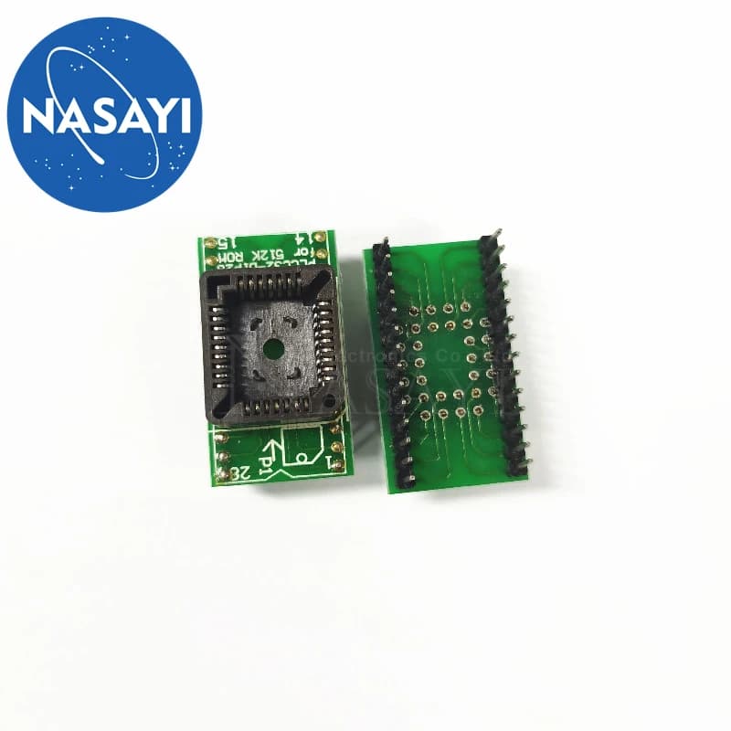 1pcs/lot IC Test Socket PLCC28 turn DIP28 adapter adapter blocks the conversion Block burning seat parts In Stock