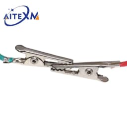 1Set Alligator Clips Electrical DIY Test Leads Alligator Double-ended Crocodile Clips Roach Clip Test Jumper Wire 46CM
