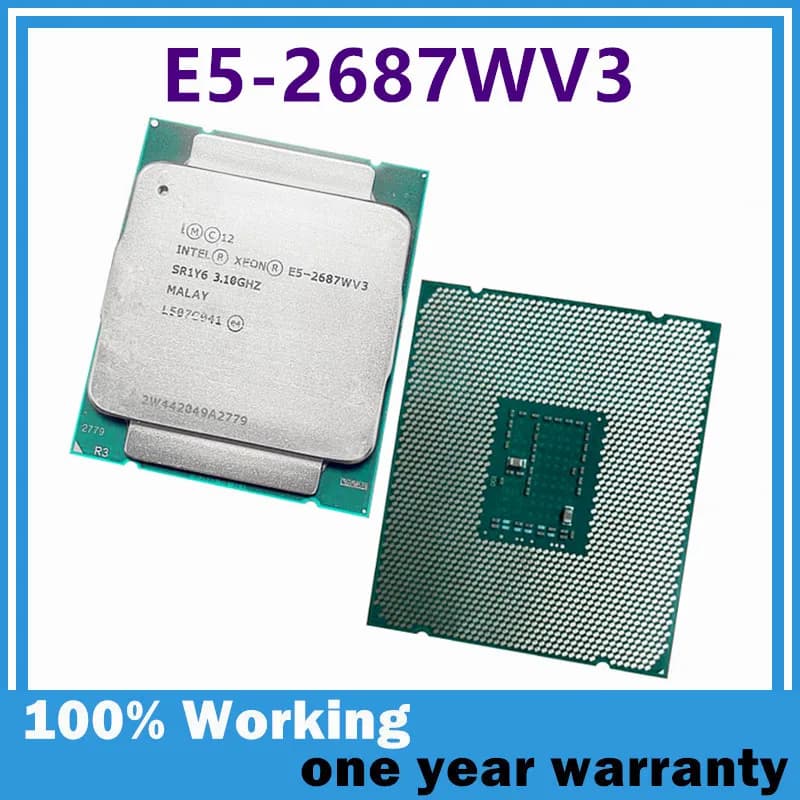 Xeon E5-2687WV3 E5 2687WV3 3.1GHZ 10-Core 25M E5 2687W V3 LGA2011-3 160W