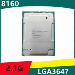 Xeon 8160 CPU 24Cores 48Threads 2.1GHz 33MB 150W LGA3647 for C621 8160
