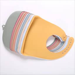 1/2pcs Food Grade Silicone Baby Eating Bibs Easy to Clean Baby Bibs Drool Towels Waterproof Children Silicone Drool Bibs
