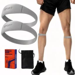 1/2PCS Silicone Knee Straps Anti-Slip Patella Tendon Protection Knee Brace Basketball Running Cycling Compression Knee Band