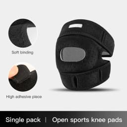 Dual adjustable patellar tendon support sleeve, suitable for meniscus, osteoarthritis, orthopedics, and athlete knee support