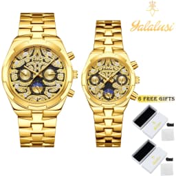 YaLaLuSi Unisex Waterproof Quartz Watches: Luxury Couple Watches, Fashionable Bracelet Watches, Gift Ideas Reloj Mujer