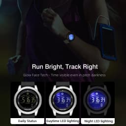 NORTH EDGE APOLLO Luxury Men Women Digital Watch Waterproof 50M Sports Watches Dual Time Pedometer Alarm Clock Couple's Watches