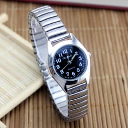 2025 Old Men Women Couples Watches Flexible Elastic Strap Fashion Simple Large Digital Stainless Steel Electronic Wristwatches