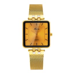 Fashion Couple Watches for Lovers Men Women Classic Simple Square Steel Mesh Strap Waterproof Quartz Wristwatches Drop Shipping