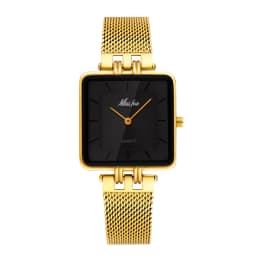 Fashion Couple Watches for Lovers Men Women Classic Simple Square Steel Mesh Strap Waterproof Quartz Wristwatches Drop Shipping