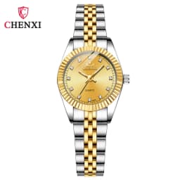 CHENXI 004A Luxury Men and Women Watch Waterproof Date Clock Male Sports Watches Men Quartz Casual Steel Couple Wrist Watch Gift
