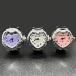 Alloy Shell Love Quartz Arabic Digital Dial Fashion Men's And Women's Ring Watch Compact