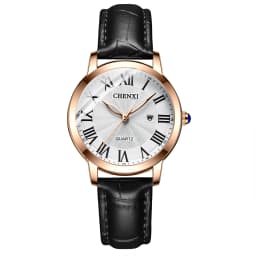 CHENXI Women Top Luxury Brand Fashion Casual Leather Quartz Waterproof Date Wristwatch Elegant Daily Gift Relogio Feminino