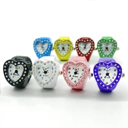 Temperament Women Love Lovers Finger Watch Small Cute Small Dial Flash Diamond Fashion Watch