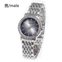 Quartz Couple Watches Ladies Fashion Trend Casual Bracelet Watches Casual Gold Wristwatch Pair