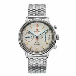 Vintage 1963 Men's Pilot Watch 42mm Retro Quartz Chronograph Waterproof Casual Dress Wristwatch For Couples