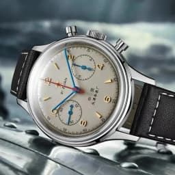 Vintage 1963 Men's Pilot Watch 42mm Retro Quartz Chronograph Waterproof Casual Dress Wristwatch For Couples