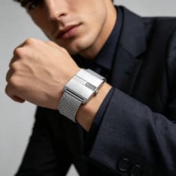 Gold Watch for Couple Luxury Women/Men Wristwatch Waterproof Golden Clock Quartz Fashion Men Ladies Watch with Mesh Strap