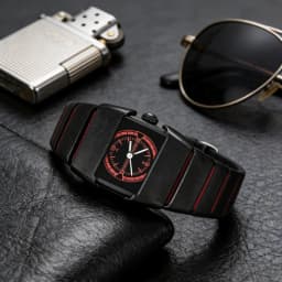 Y2K Vintage Armor Waterproof Quartz Chronograph Couple Watches High End Fashion Casual Vintage Style Wristwatch