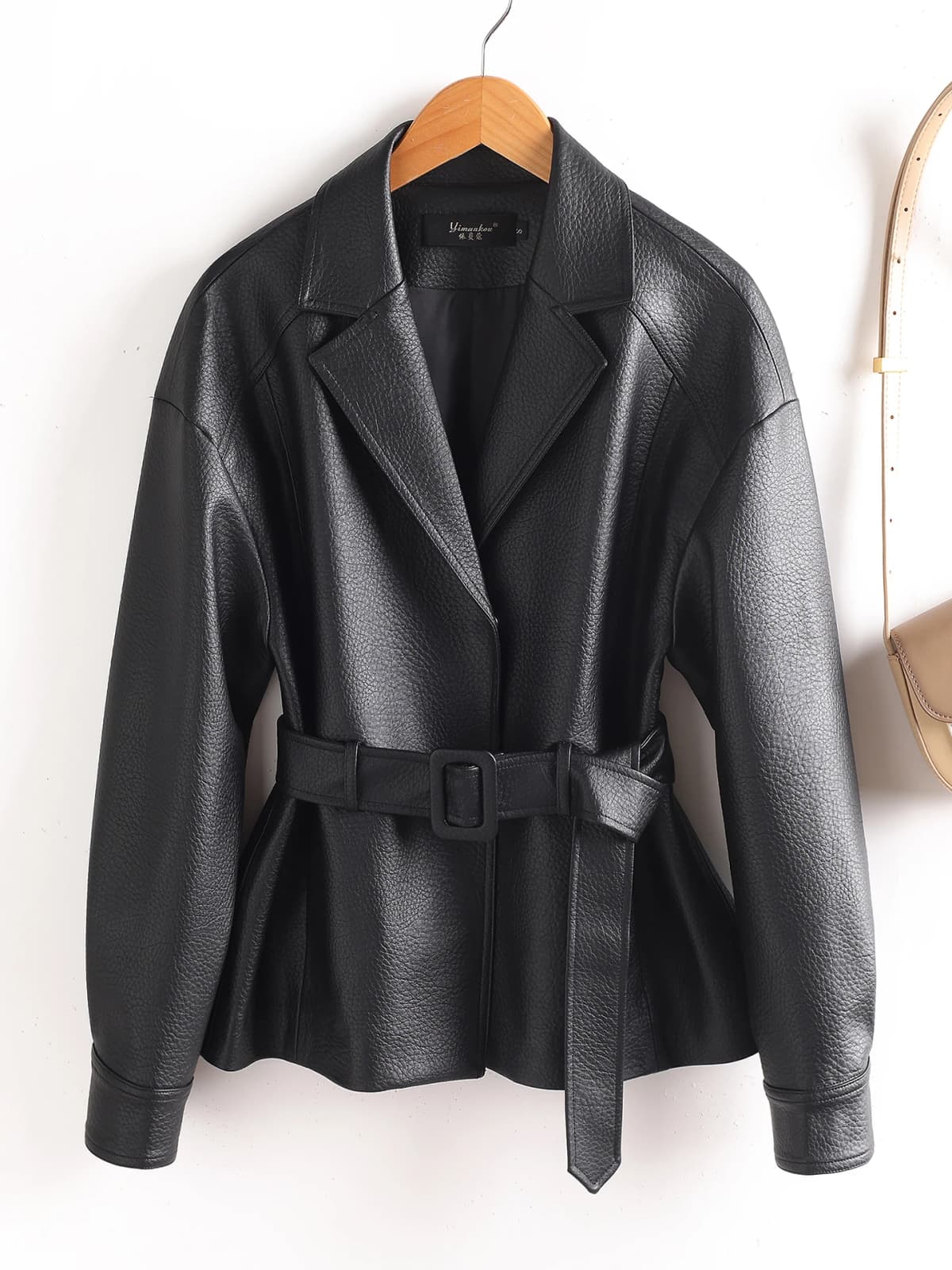 Haining Real Leather Jacket Women's Slimming Vintage Short Style Sheepskin Coat Spring Autumn Waist-Cinching Outerwear New Model
