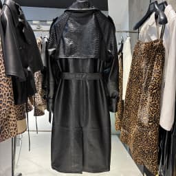 YOLOAgain High Quality Real Leather Trench Coat Women Genuine Leather Jacket Windbreak Female