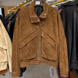 YOLOAgain Chocolate Brown Suede Jacket Women Real Leather Jacket Female