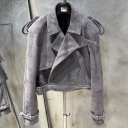 Female Leather Jacket Women Winter Genuine Sheep Leather Coat Wide Shoulder Paddad 23012