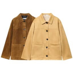 Women's Loose Long Sleeve Faux Leather Jacket Autumn New Arrival Versatile Outerwear Warmth Fashion Style Button Closure