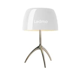 Nordic Modern Colorful Glass Lampshade Three Legged LED Desk Lamp Suitable for Study Bedroom Living Room