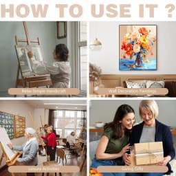 CHENISTORY Paint By Number Animal toilet Landscape Kits Handpainted Picture By Number Drawing On Canvas Home Decoration