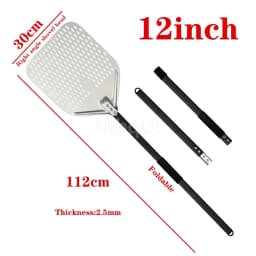 12 14 inch Pizza Shovel Peel Big long Aluminum With Long Handle Pastry Tools Peels Shovel Peel Paddle Pizza Cake Baking Tools