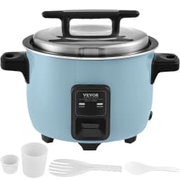 SucceBuy 8L 10L 13L Commercial Rice Cooker with Aluminium Nonstick Inner Pot 24-Hour Keep Warm for Restaurant Buffet
