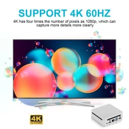 AMD Ryzen 5 5500U Ryzen 3 4300U/5300U Mini PC Windows 11 PRO DDR4 3200MHz NVME SSD WiFi6 BT5.2 Desktop Mini PC Gamer Computer