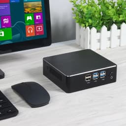 XCY Mini PC Intel Core Processor I7 5500U I5 5200U I3 5005U 8GB DDR3L 128GB 256GB SSD 300Mbps WiFi 8x USB Ports Windows 10 Linux