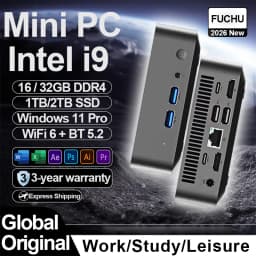 2026 Mini PC Windows 11 Intel Core I9 10980HK Core I3 6100U Portable Desktop PC 16GB 32GB DDR4 2TB SSD Gaming Computer Office PC