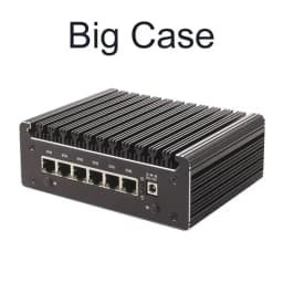 Intel N100 Pentium Gold 7505 Fanless Mini PC 6x Intel I226‑V 2.5G LAN RJ45 COM Firewall Home Server OPNsense Industrial Computer