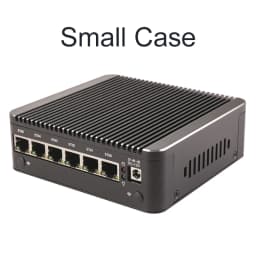 Intel N100 Pentium Gold 7505 Fanless Mini PC 6x Intel I226‑V 2.5G LAN RJ45 COM Firewall Home Server OPNsense Industrial Computer