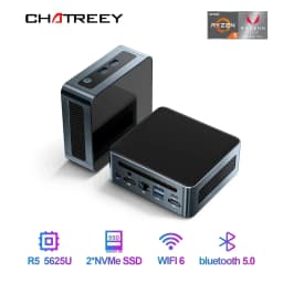 7430U/5625U/5600H AMD Ryzen 5 Mini PC Chatreey AN2P Gaming Desktop Computer NVME SSD WIFI6 HD Windows 11 Pro