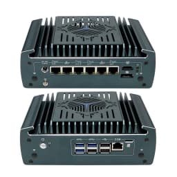 Topton 6x2.5G LANs POE Firewall Appliance 12th Gen Intel I7 1255U I5 1235U Mini PC 2xDDR4 NVMe PfSense Proxmox ESXi Home Server