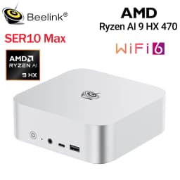 Beelink SER10 Windows 11 Ryzen AI9 HX470 Powerful AI PC 32G 64G DDR5 1T NVME SSD Open Claw Mini Gaming PC Computer SER9 HX370