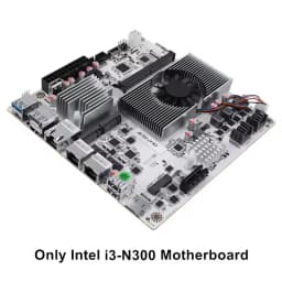 Topton 8-Bay 10G NAS Motherboard Intel i3-N300 N150 1*10G+2*2.5G LANs 2*NVMe 2*SFF-8643 to 8*SATA Type-C Firewall ITX Mainboard