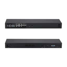 QOTOM Intel Denverton C3758R C3808 C3908 1U Firewall Appliance Router 4x10GbE SFP+ 5x2.5GbE LAN Ubuntu OPNsense VPN Server