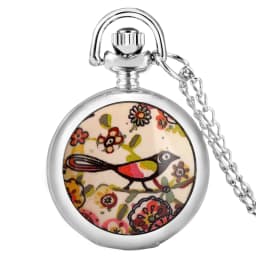 Small Pocket Watch Women Clock Drink Me Necklace Pendant with Bottle Birthday Gifts for Women Girl Watches Drop Shipping