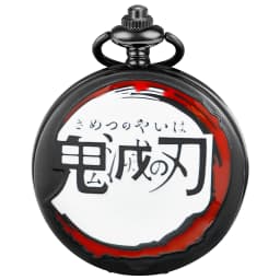 Popular Anime Cartoon Ghost Blade Quartz Pocket Watch Popular Men's Necklace Pendant Women's Children's Jewelry