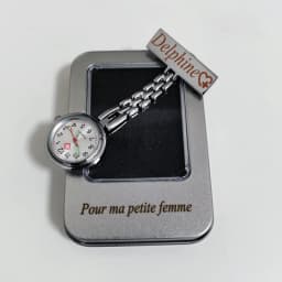 Personalized Customized Your Name LOGO High Quality Metal Lapel Pin Brooch Doctor Watch Pocket Fob Chest Nurse Watch