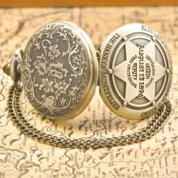 Vintage Bronze Steampunk 1903 Automobile Industry Memorial Quartz Pocket Watch Necklace Pendant Clock Chain Men Women Chain Gift