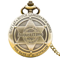 Vintage Bronze Steampunk 1903 Automobile Industry Memorial Quartz Pocket Watch Necklace Pendant Clock Chain Men Women Chain Gift