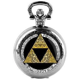Famous Game Vintage Glass Dome Quartz Pocket Watches with Chain Men Women's Necklace Timing Pendant Clock Children's Gifts