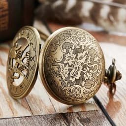12 Creative Personality Necklace Constellations Pocket Watches Retro Pocket Watches Cheap Holiday Gifts