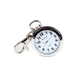 Fashion Watch Silver Round Women Quartz Long Necklace Pocket Watch Chain Pendant Men Gift Simple Watches